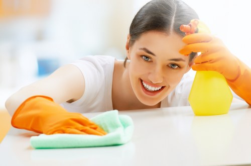 Clean and refreshed carpet after professional treatment
