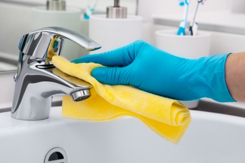 Specialist cleaning process for stain removal in Tolworth
